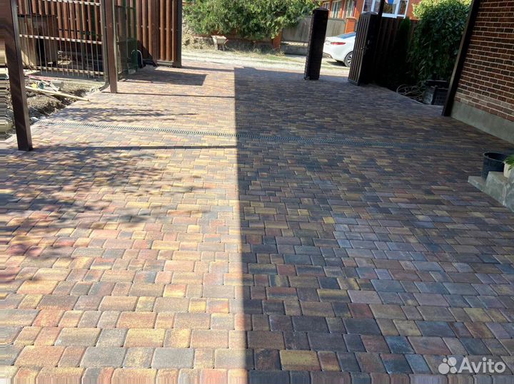 Тротуарная плитка Новый город осень от 120 м2