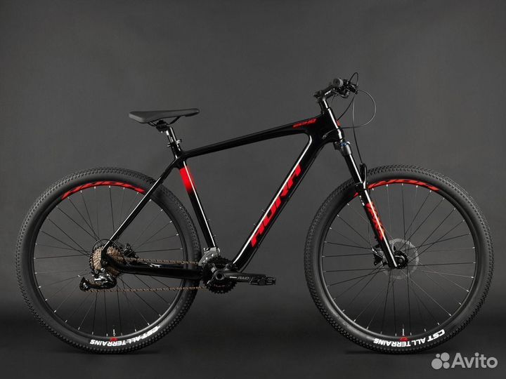 Велосипед horh echo-9.1 29 carbon (2023) Black-Red