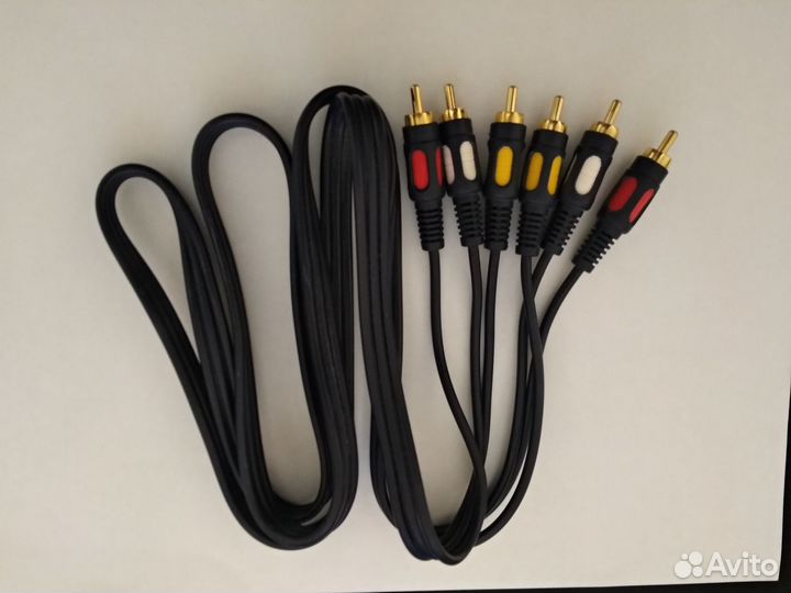 Кабель 3 RCA - 3 RCA 1.5м