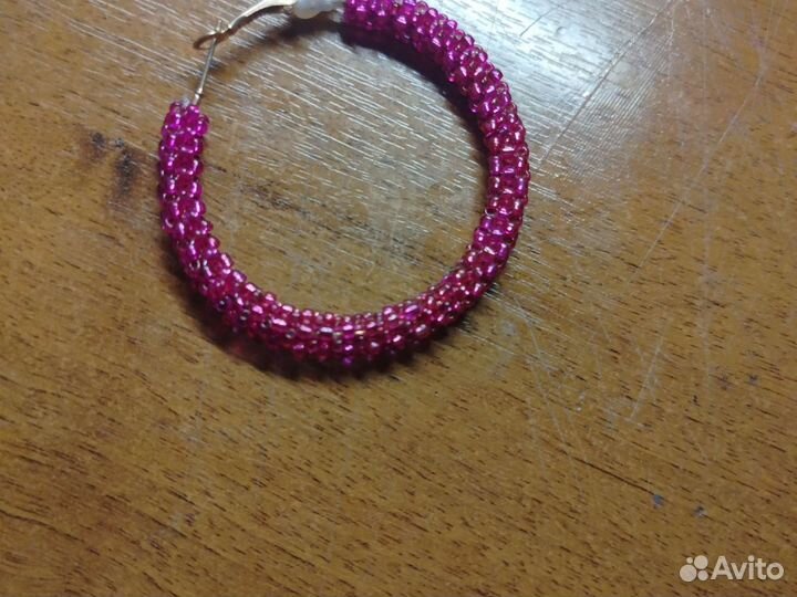 Серьги из бисера