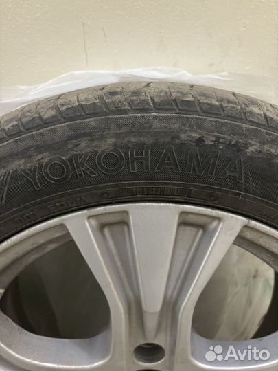 Литые диски r17 5x114 3 с резиной бу