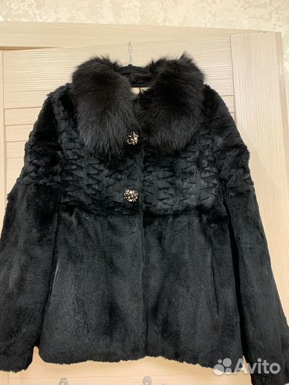 Шуба из кролика 44