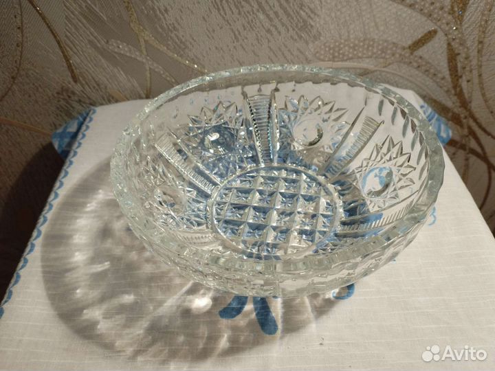 Ваза хрустальная