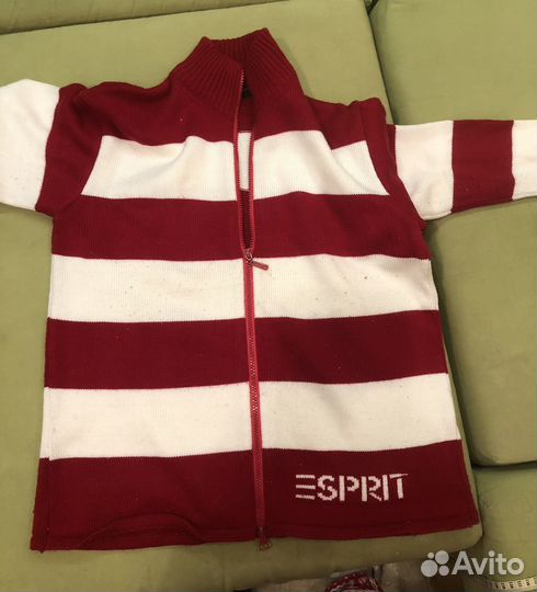 Кардиган мужской на молнии esprit, оригинал