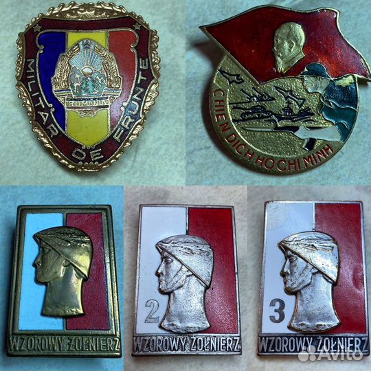 Знаки зарубежные отличный солдат