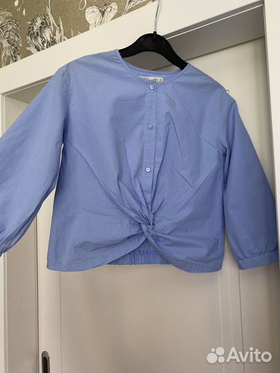 Zara школьная рубашка 128, 8 лет
