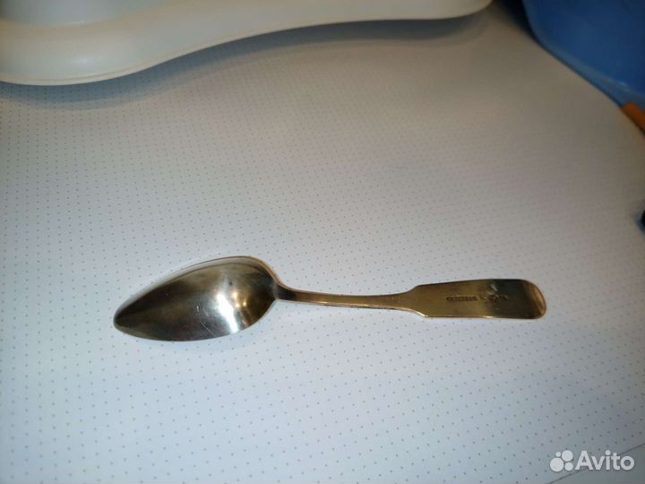 Серебряная чайная ложка 84 пробы