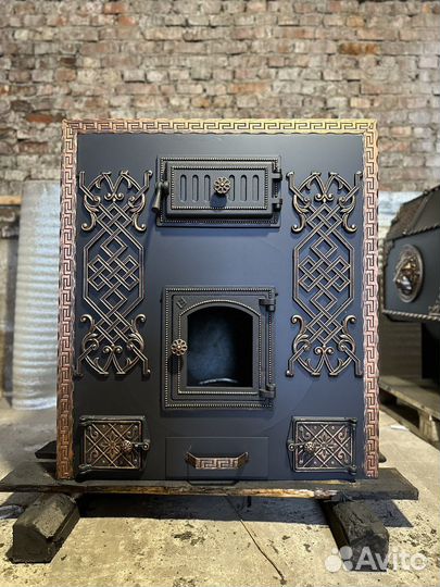 Печь для бани с отоплением предбанника