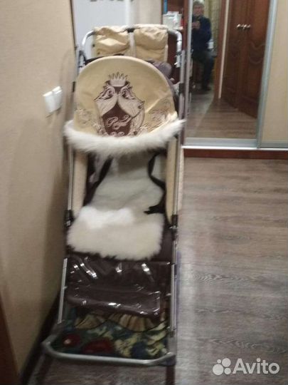 Санки -коляска,Тяни-толкай