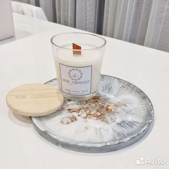 Ароматическая свеча ручной работы