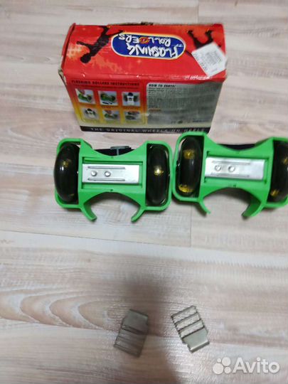 Ролики rollerblade детские, на обувь(флеш)