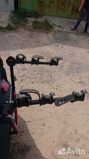 Велобагажник на фаркоп Amos Bis на 3 велосипеда