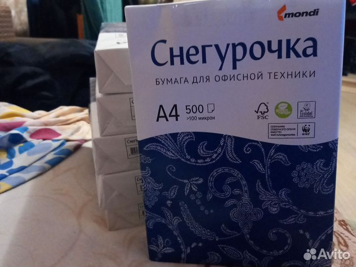 Офисная бумага a4 снегурочка