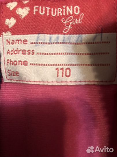 Зимний Комбинезон futurino 110 для девочки