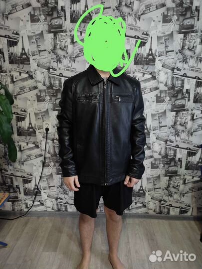 Кожаная куртка 50 размер