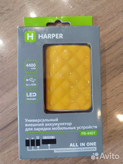 Внешний аккумулятор Harper PB-4401 4400 mAh