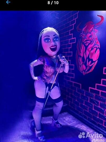 Ростовая кукла Лейла (шуточный стриптиз)