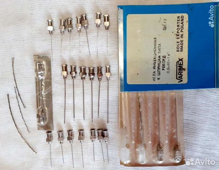 Стерилизатор, шприцы, иглы СССР