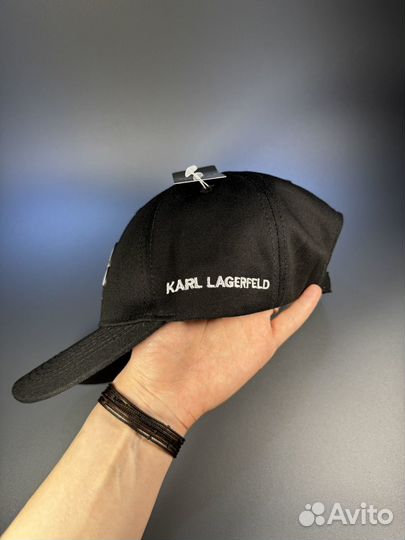 Кепка бейсболка Karl Lagerfeld черная