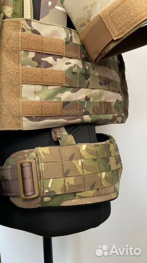 Бронежилет штурмовой с шеей и плечами мультикам