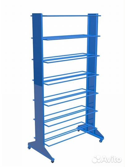 Стеллаж для мячей усиленный двухсторонний 200х21