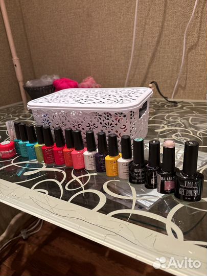 Гель лаки для маникюра набор бу