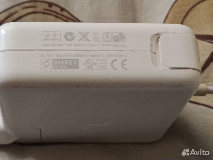 Macbook 85w зарядка
