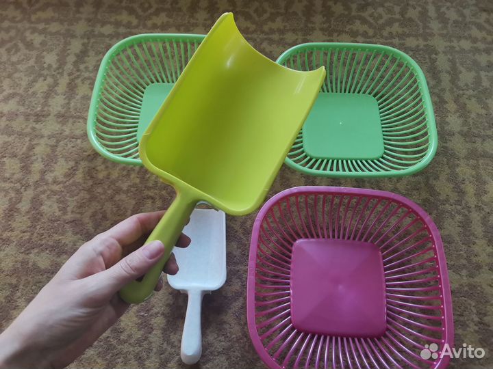 Корзинки для фруктов, совки для сыпучих продуктов