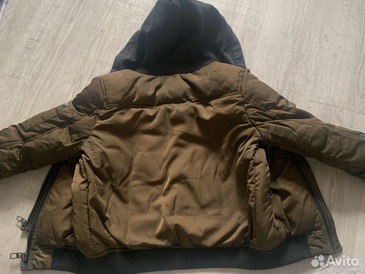 Бомбер теплый