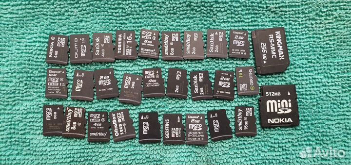 Карта памяти micro sd 30 штук