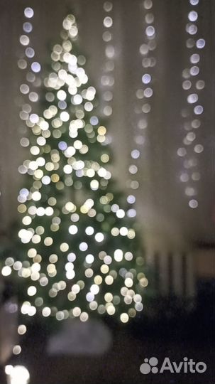 Ёлка пушистая заснеженная 120см б/у