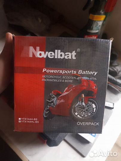 Аккум 12в на мотоцикл