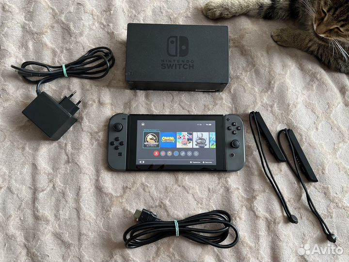 Прошитый Nintendo switch v1+ 128Gb