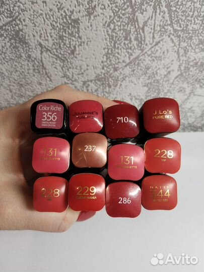 Помады L'Oréal, Maybelline новые и бу