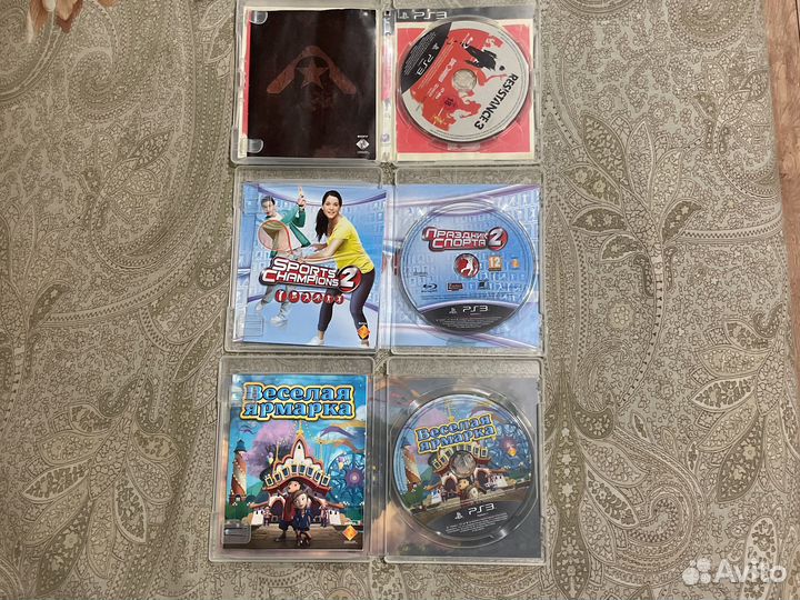 Диски с играми ps3