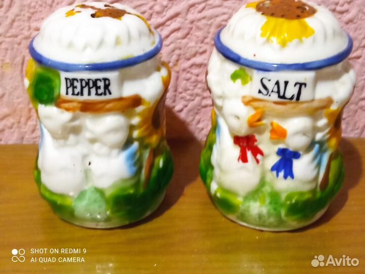 Солонки, перечницы СССР