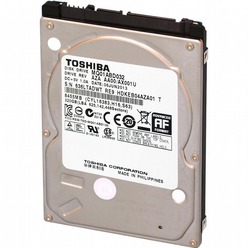 [MQ01ABD032] Жесткий Диск Toshiba 320gb 2.5" Hdd Mq01abd032