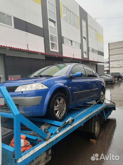 Renault Megane 1.6 AT, 2006, битый, 300 000 км