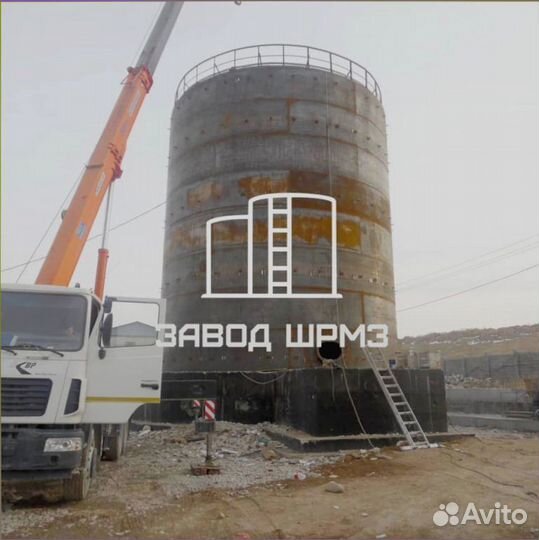 Резервуар вертикальный стальной 700 кубов