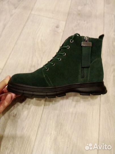 Ботинки нат замша