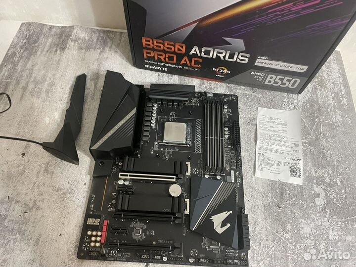 Комплект ryzen 5 5600+b550 aorus pro ac wifi