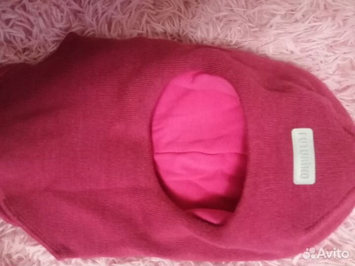 Шапка шлем для девочки