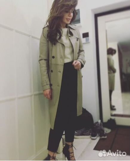 Кожаный плащ женский натуральная кожа