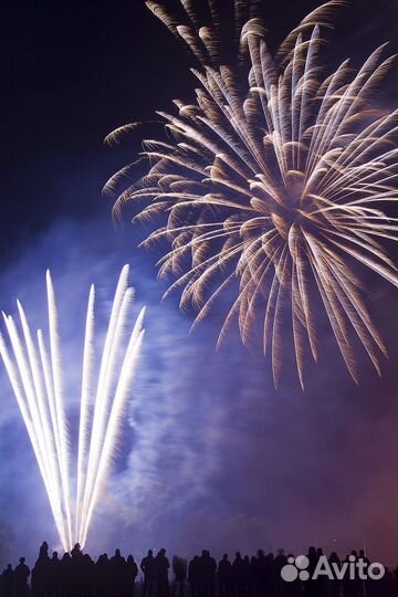 Салюты и фейерверки на свадьбу и любого масштаба