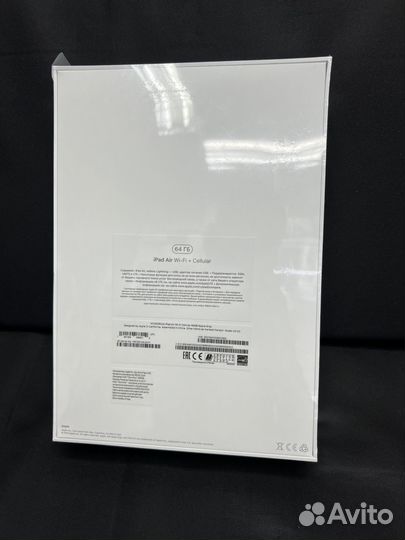 iPad Air 3 64Gb Cellular Новый Ростест
