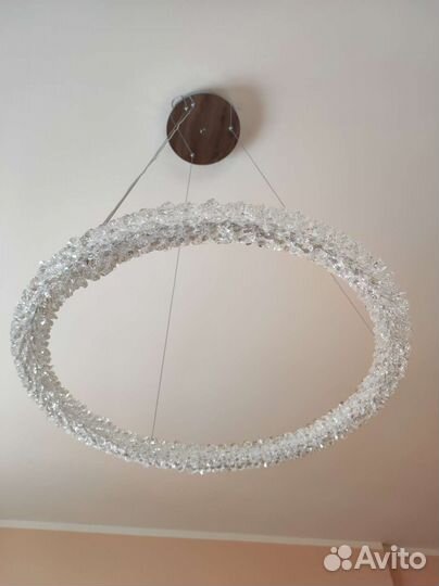 Люстра потолочная подвесная дизайнерская кольцо
