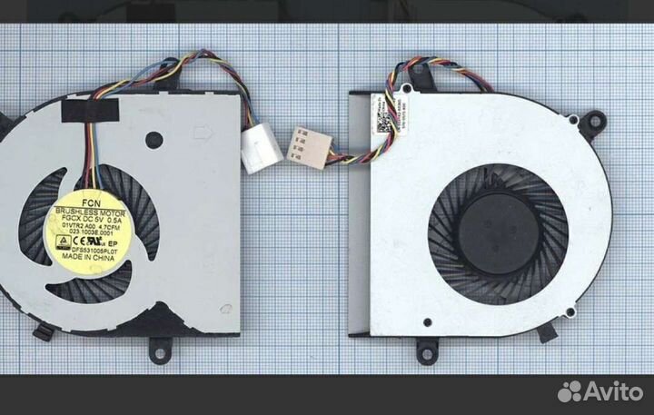 Вентилятора для ноутбука Dell
