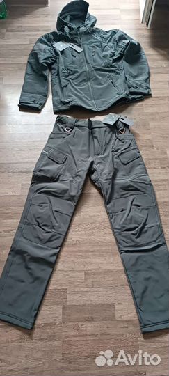 Softshell костюм серый