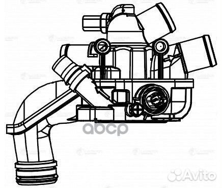 Термостат для а/м PSA 308 (11) /C4 (10) 1.6i A