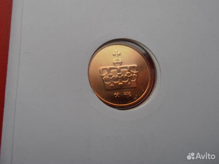 Норвегия Конверт с монетой